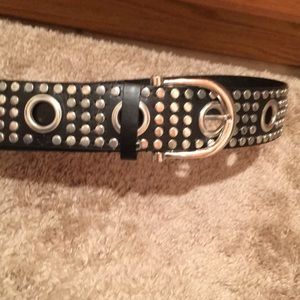 Biker belt buckle studs black Absolutely fresh am